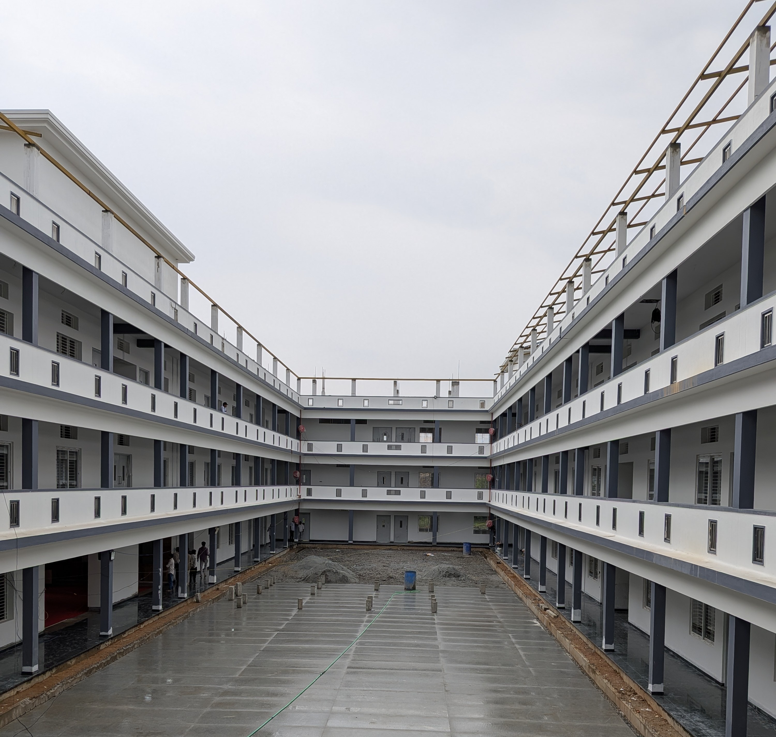 Shravanabelagola campus and town landscape